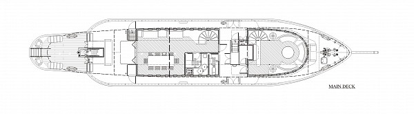 План яхты Зурбаган индивидуальной постройки - схема № 2