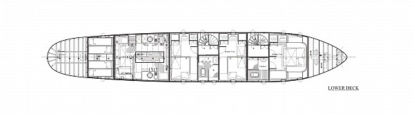 План яхты Зурбаган индивидуальной постройки - схема № 3