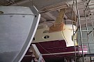 Моторная яхтя Фридом 46 вид снизу